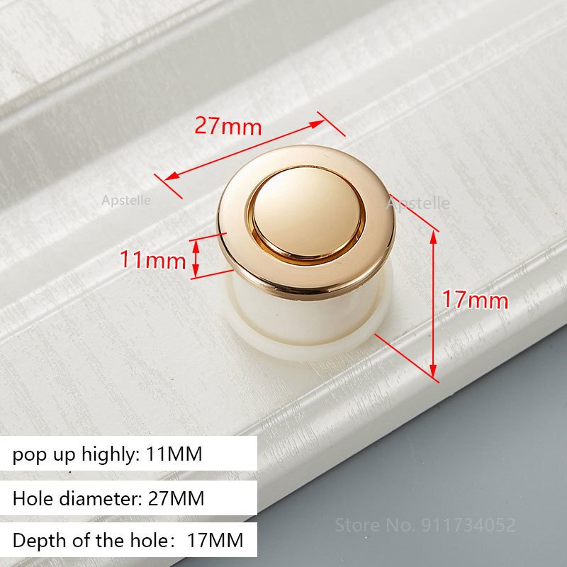 Verstelbare Lente Verborgen Kast Lade Hardware Groen Zilver Goud Zinklegering Plastic Keukenkastje Pulls Deur Kast Handvat: 3