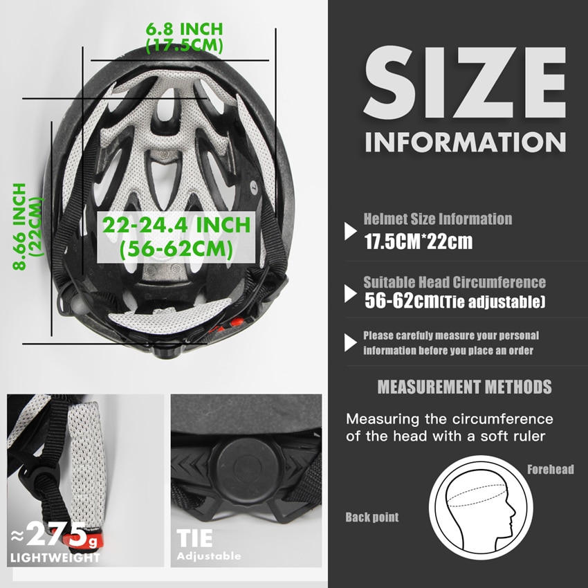 Stylish Black Goggles Bicycle Helmet Ultralight Pattern Bike Helmet Riding Mountain Road Bike Integrally Molded Cycling Helmets