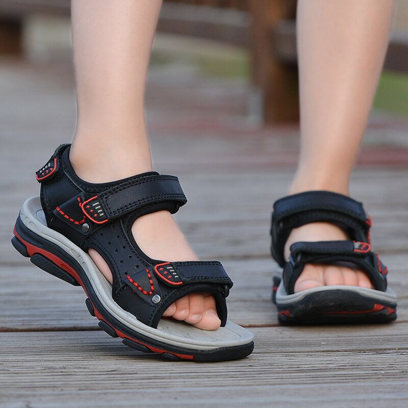 Sialia åndbare børnesandaler til børn sko drengesandaler pigesko sommerstrand åndbart skolefodtøj med åben tå