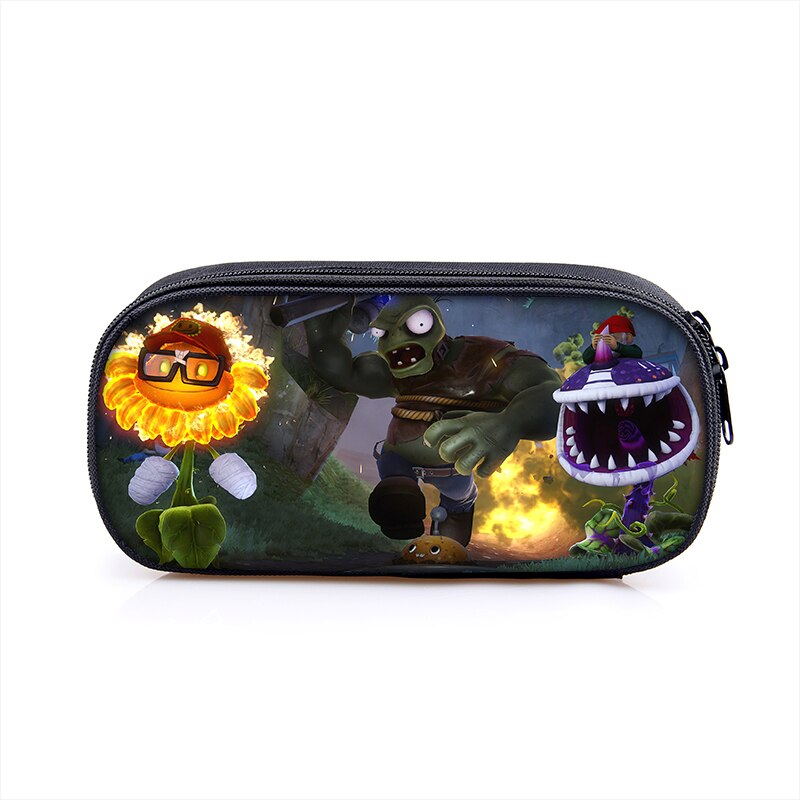 Mochila escolar de 16 pulgadas Plants VS Zombie Mochila escolar de juego para niñas niños Mochila de libro mochilas de hombro Mochila Infantil