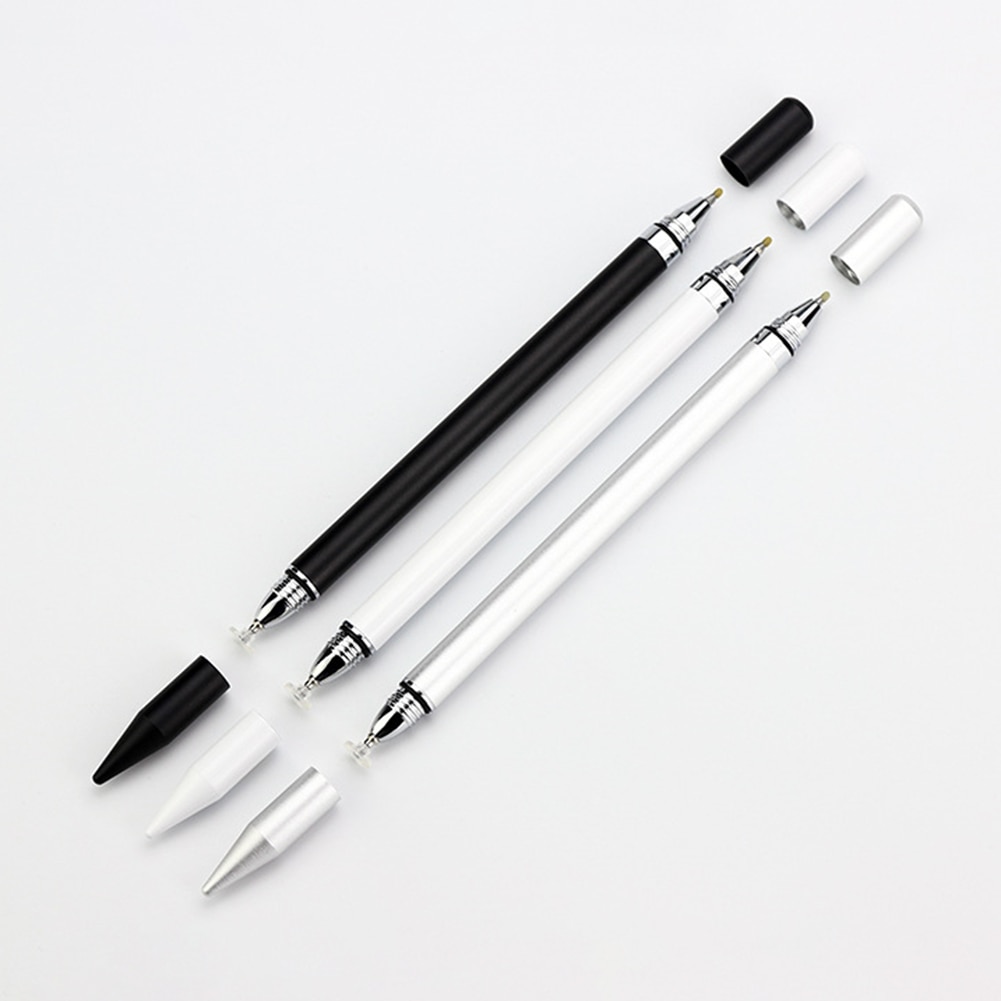Touch Pen Tablet Screen Pen Thin WK3006 2 in 1 Stylus Ballpoint Capacitive Disc Tip Stylus for Phone Tablet