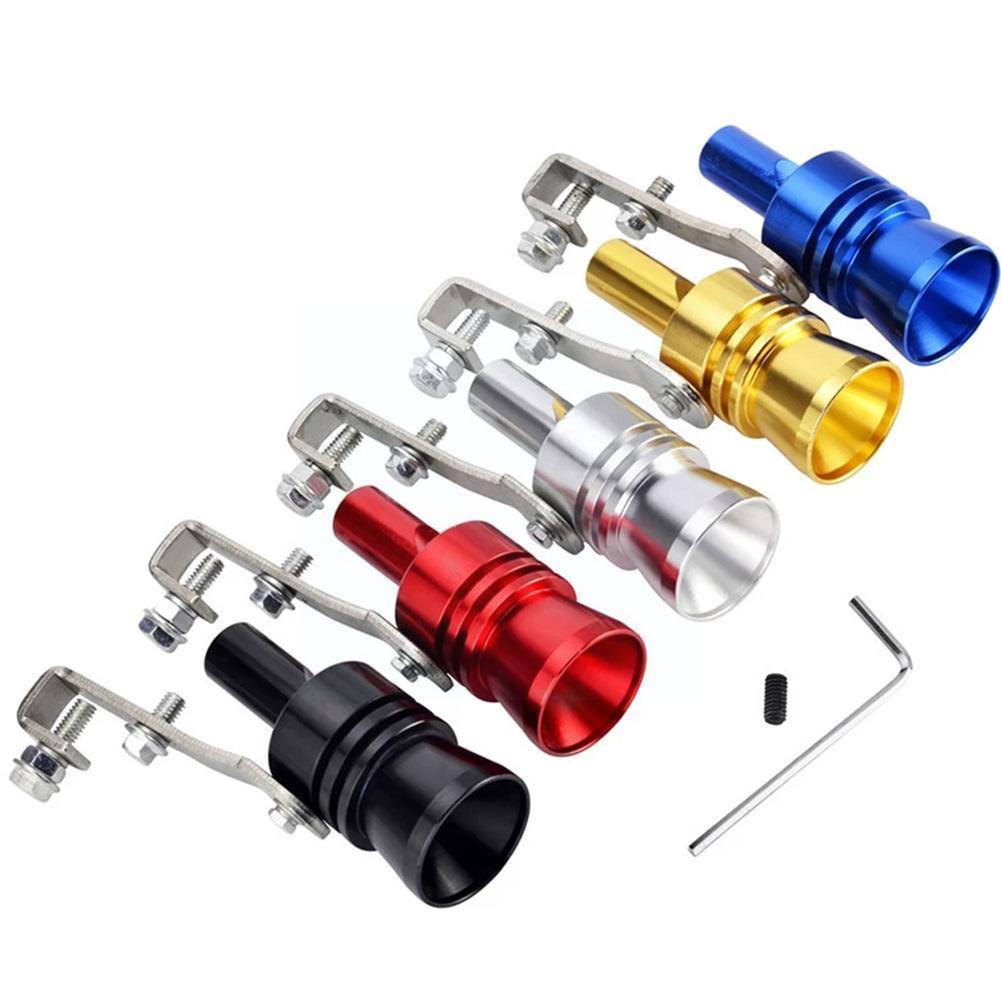 Silbato de sonido Turbo para coche, dispositivo Simulador de sonido, silenciador de escape, tubo Turbo Universal, 1 unidad