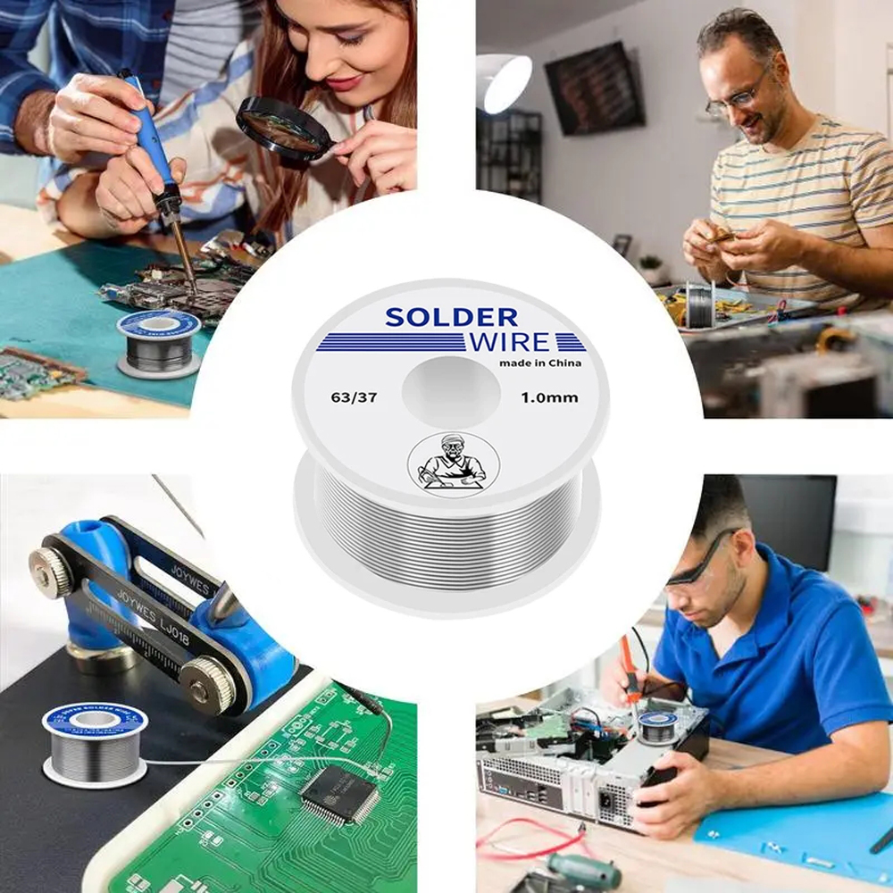 100/20g Solder Wire Tin Roll Clean Rosin Welding Core Soldering Wire Flux Reel Tube Low Temperature Easy Melt Solder Wire