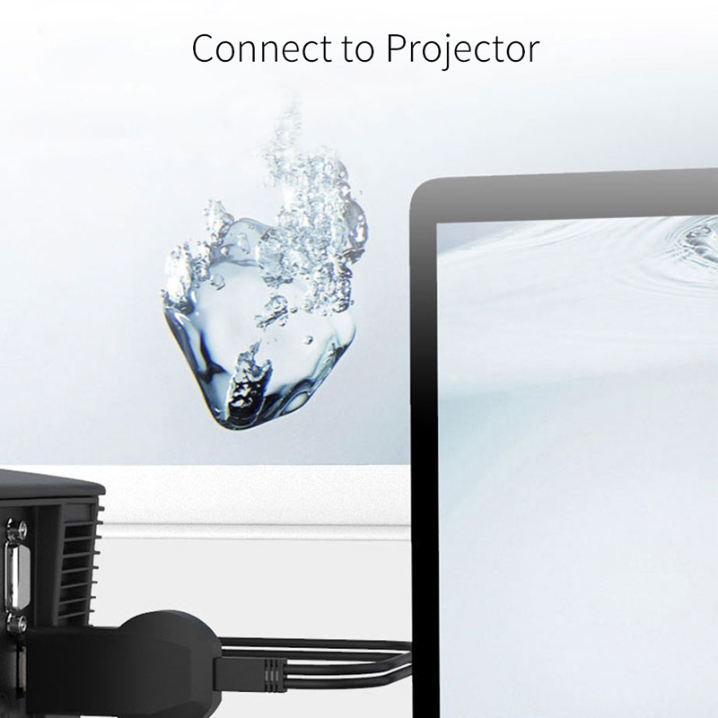 OUSU 1080P USB Bluetooth Receiver AUX Adapter Wireless HDMI receptor Audio Bluetooth Transmitter For Headphone 4K TV Projector