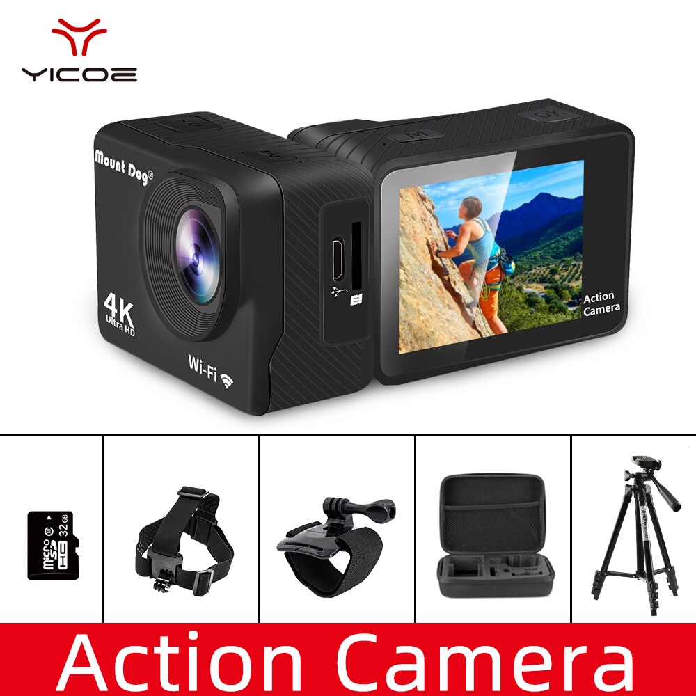 2.0 " hd go action sports video camera pro 4k onderwater waterdichte camera wifi afstandsbediening camcorder dvr recorder  dv 30 fps: Parachute 4