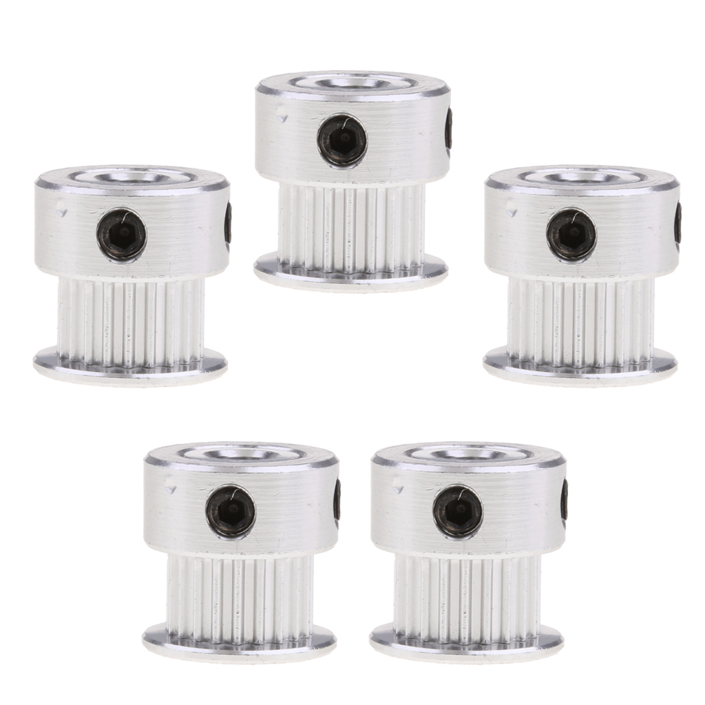 5 stks/set Timing Katrol 20 Tand/Tanden, printer Wiel Boring 5mm-Aluminium Gear voor 3D Printers Onderdelen