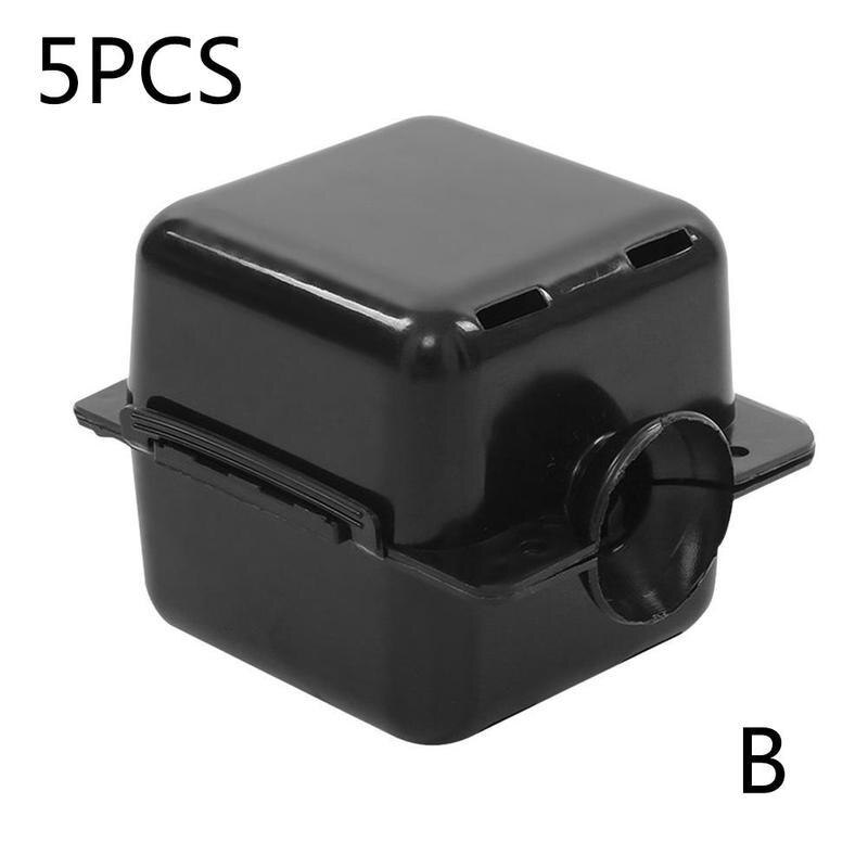 Bola de corte de bolas para cortar plantas, caja de enraizado para cultivo de reproducción de PP, suministros de jardín, Bola de esquejes para plantas, 3/5/10 Uds.: 5pcs Black