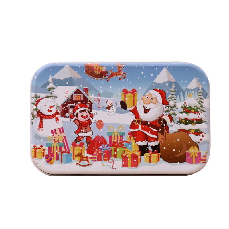 60 Stuks Van Kerstman Houten Puzzel Game Mini Houten Puzzel Kinderen Cartoon Puzzel Puzzel Puzzel Houten Diy