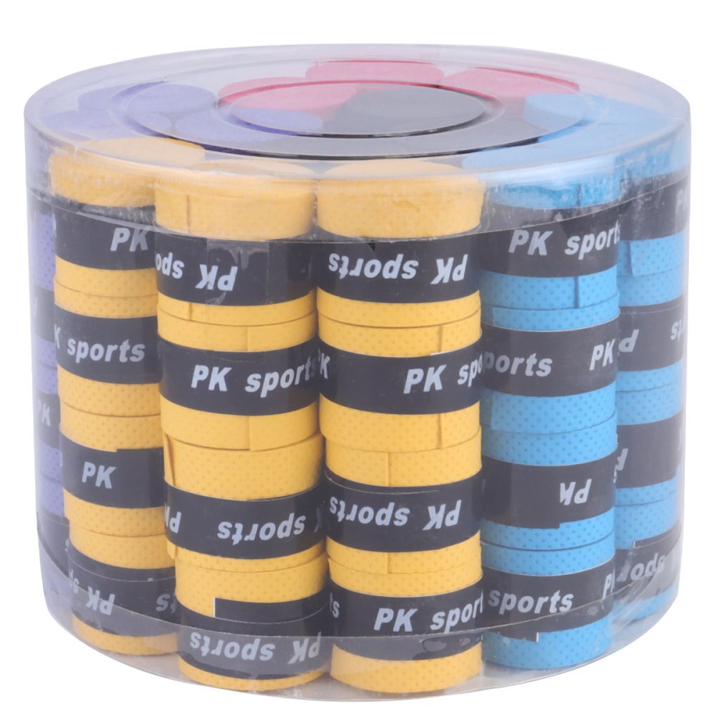 60Pcs Racket Grip Wrapping Bands Anti-Slip Tapes Zweet Absorberende Racket Bandjes