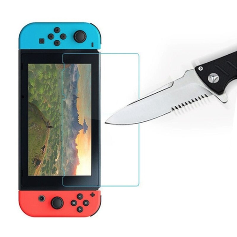 2 Pcs HD Ultra Clear Protective Tempered Glass Film for Switch Game Consoles NS Console Screen Protector Cover