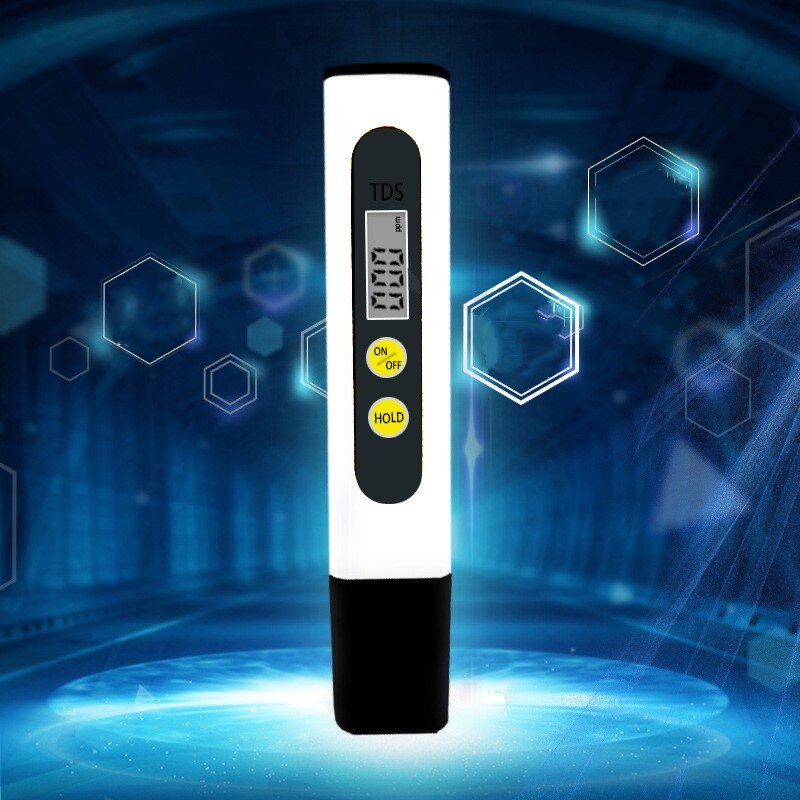TDS Meter Water Tester Automatic Calibration Tester 0-990ppm Ideal Water Test Drinking Water Aquariums for Lab Monitor