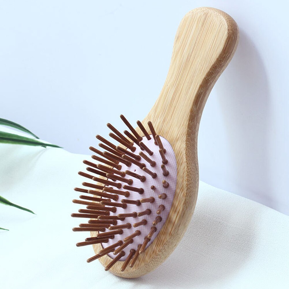 Bamboe Luchtkussen Kam Kleine Hoofdhuid Massage Glad Haar Kammen Hair Brush Hair Styling Massage Kam