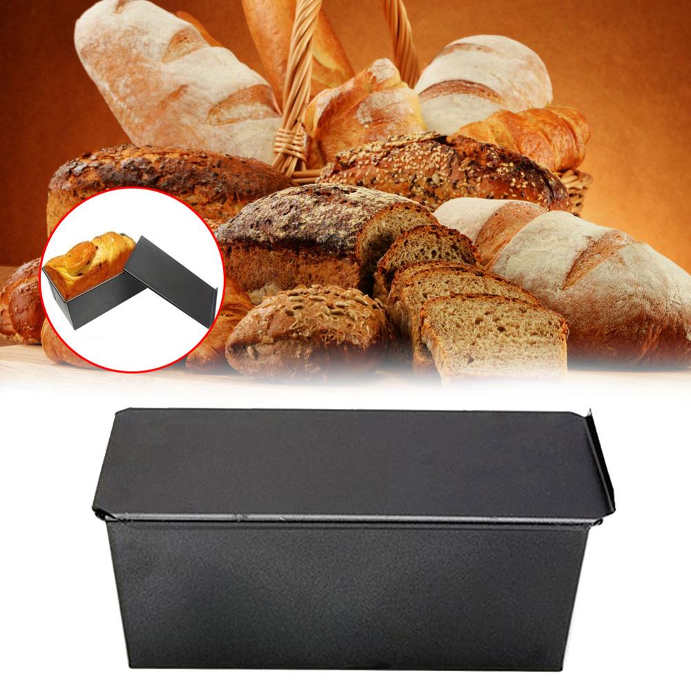 1Pc Non-stick Brood Gehaktbrood Pan Met Deksel Ijzer Toast Mold Keuken Bakvormen