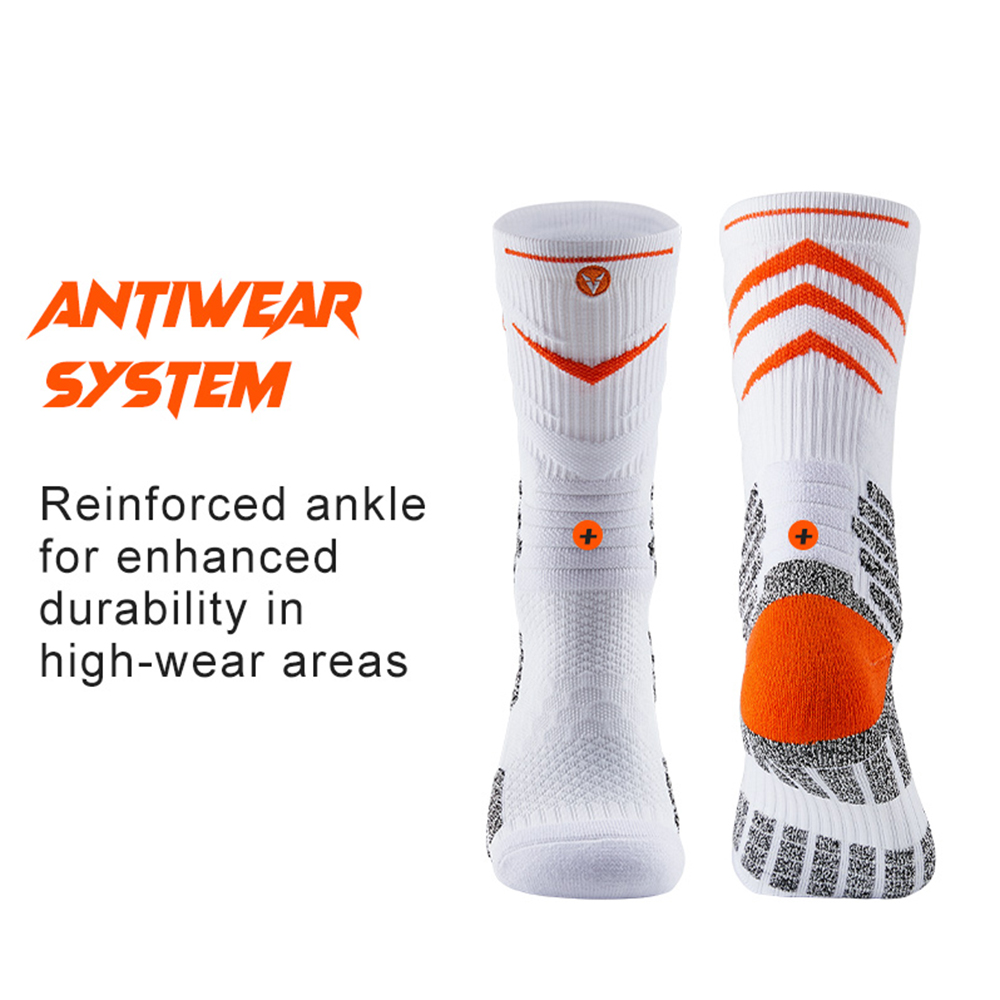 2023 Calcetines deportivos acolchados con compresión de arco Calcetines deportivos de ajuste seguro para baloncesto Fútbol Ciclismo VDLQWAI