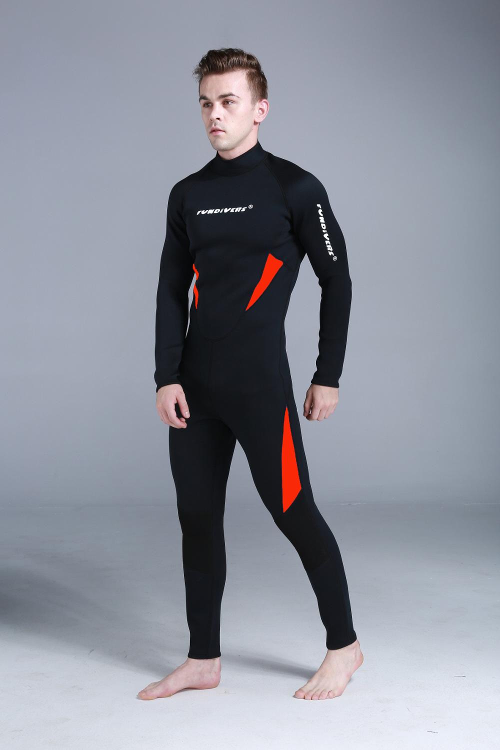 3mm neoprene wetsuit High elasticity stitching warm surfing Diving Equipment Jellyfish clothing long sleeved wetsuit: A2 / XXXL