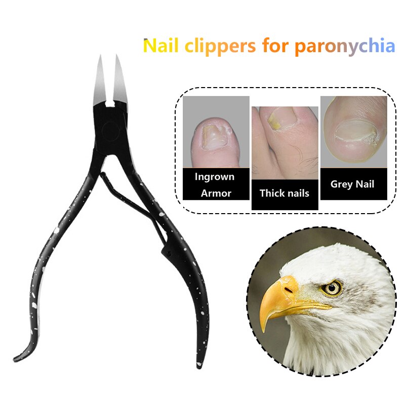 Stainless Steel Nail Clippers Heavy-duty Thick Toe Pliers Paronychia Callus Shavers Fingernail Manicure Tool TSLM1