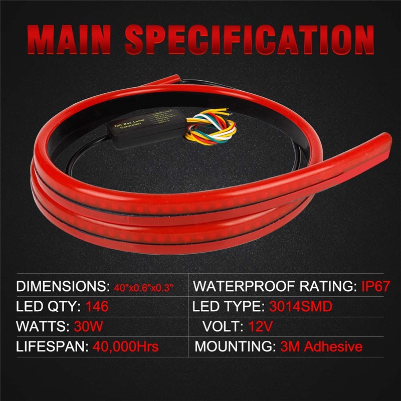 Car led High Mount Brake Stop Lights for Kia Rio 3 4 Ceed Sorento Cerato