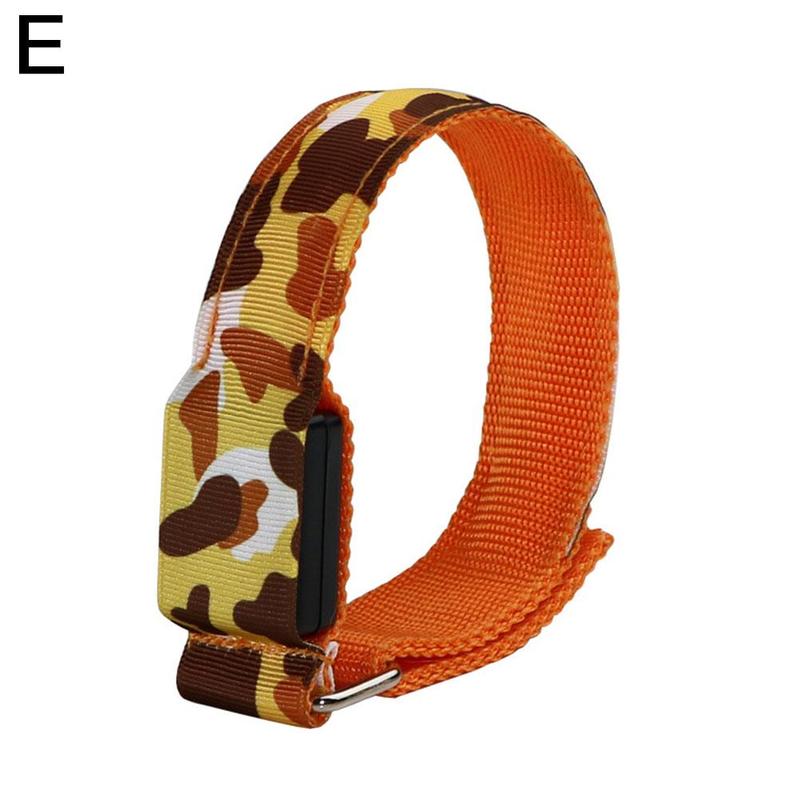 Sports LED Reflective Band Camouflage Bracelet Ankle Leg Strap Wristband Led Luminous Armbands for Party Jogging Running Cycling: E