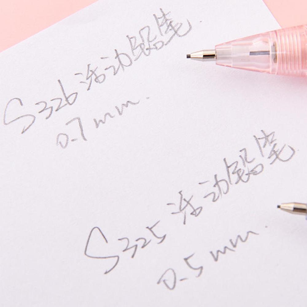 1PC Sweet Candy Color Plastic Mechanical Pencil Press with Office Automatic Writing For School Stationery Pen Eraser L5Z8