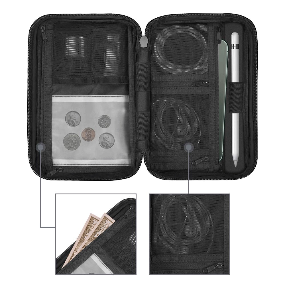 Wiwu Draagbare Opbergtas Waterdichte Elektronica Accessoires Carry Case Power Bank Box Beschermende Kabel Travel Organizer Bag