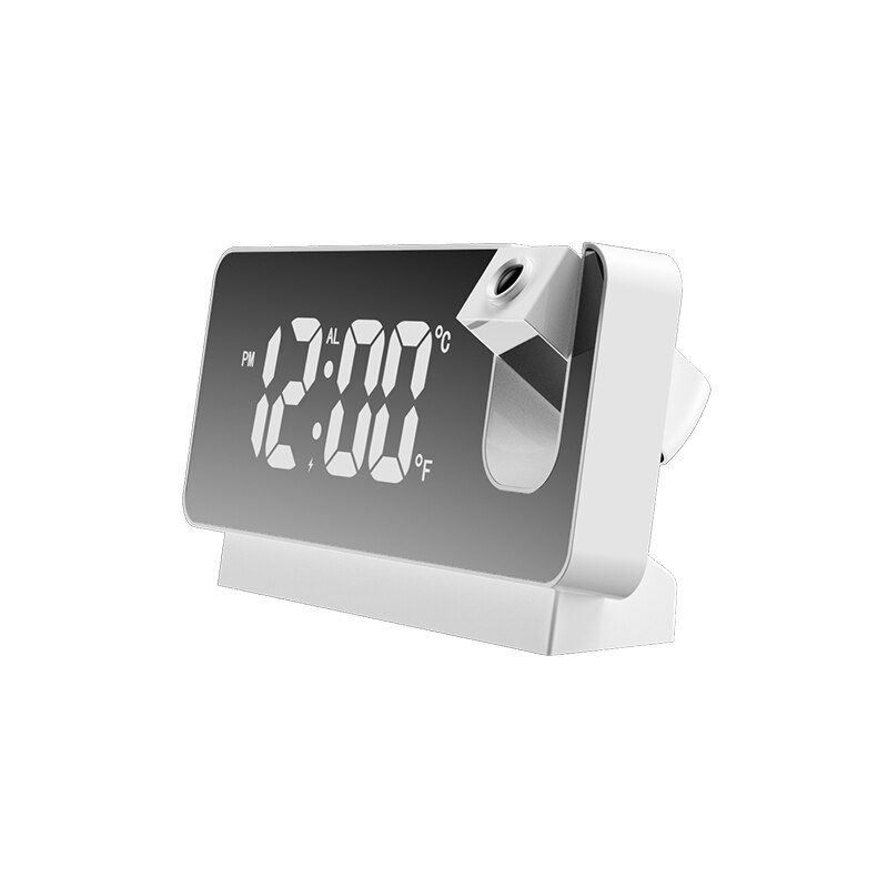 LED Digitale Projectie Wekker met HD Display, 180 Graden Roteerbaar