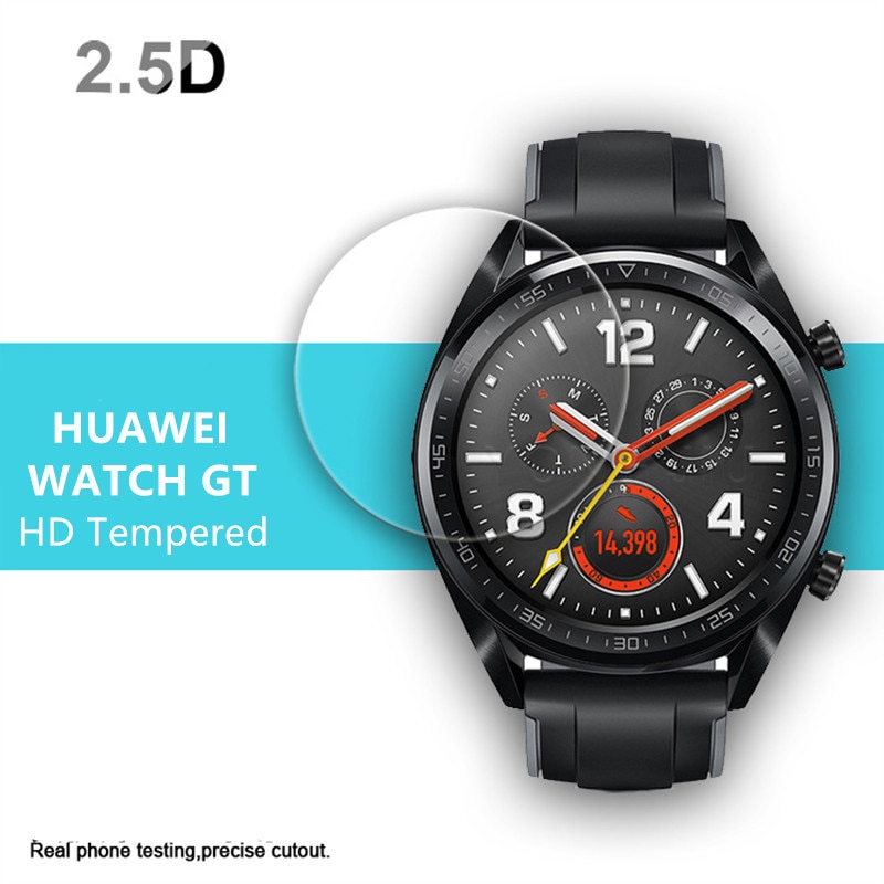 9H Hardheid Anti-Kras Screen Protector Voor Huawei Horloge Gt Beschermende Gehard Glas Film Voor Huawei Horloge Gt