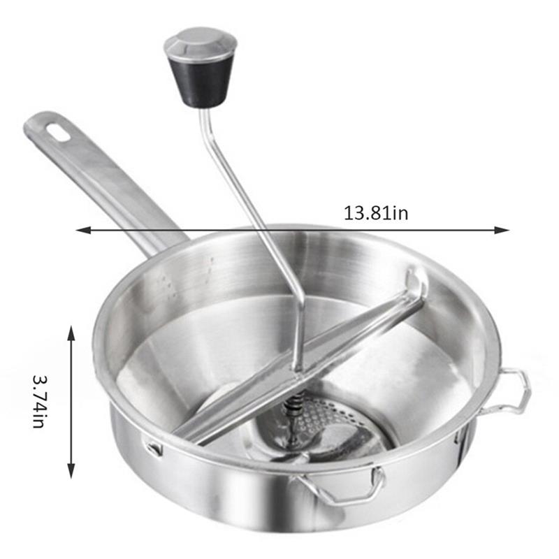 Rvs Aardappel Ricer Professionele Aardappelstamper Manual Juicer Squeezer Pers Voedsel Ricer Multifunctionele Keuken Gereedschap