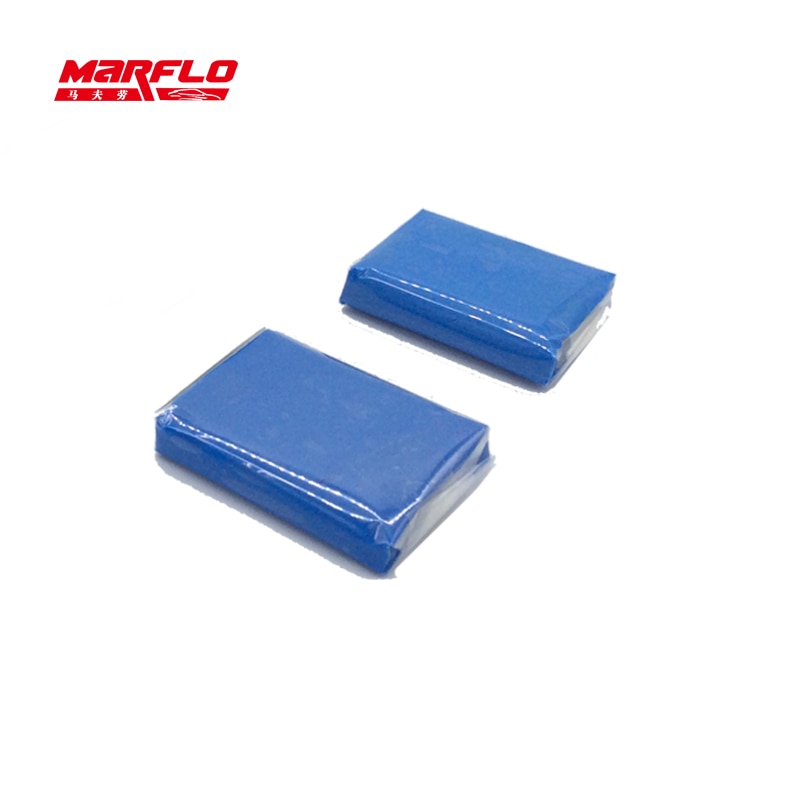 Marflo magic clay bar til bilvask 2 stk fin medium heavy grade clay bar til bilvask