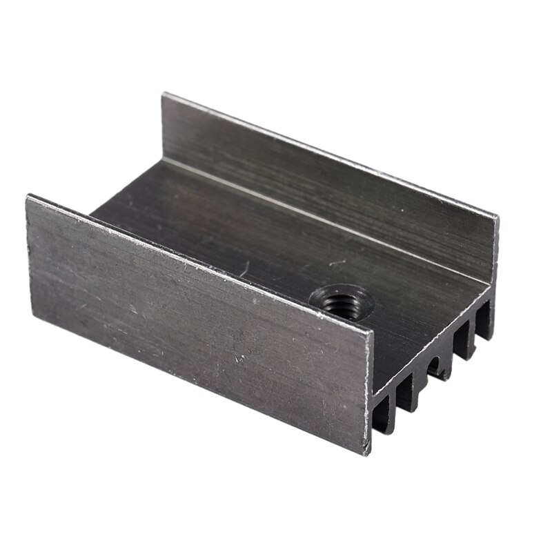 20x Zwart Aluminium Koeler Koellichaam Heatsink 25X15X10Mm Voor To-220 Ic