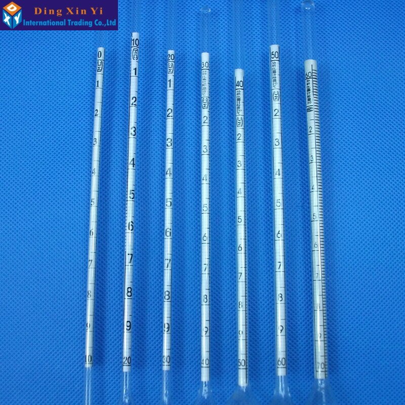 2PCS/lot 30-40 glass hydrometers Baume Hydrometer baume scale