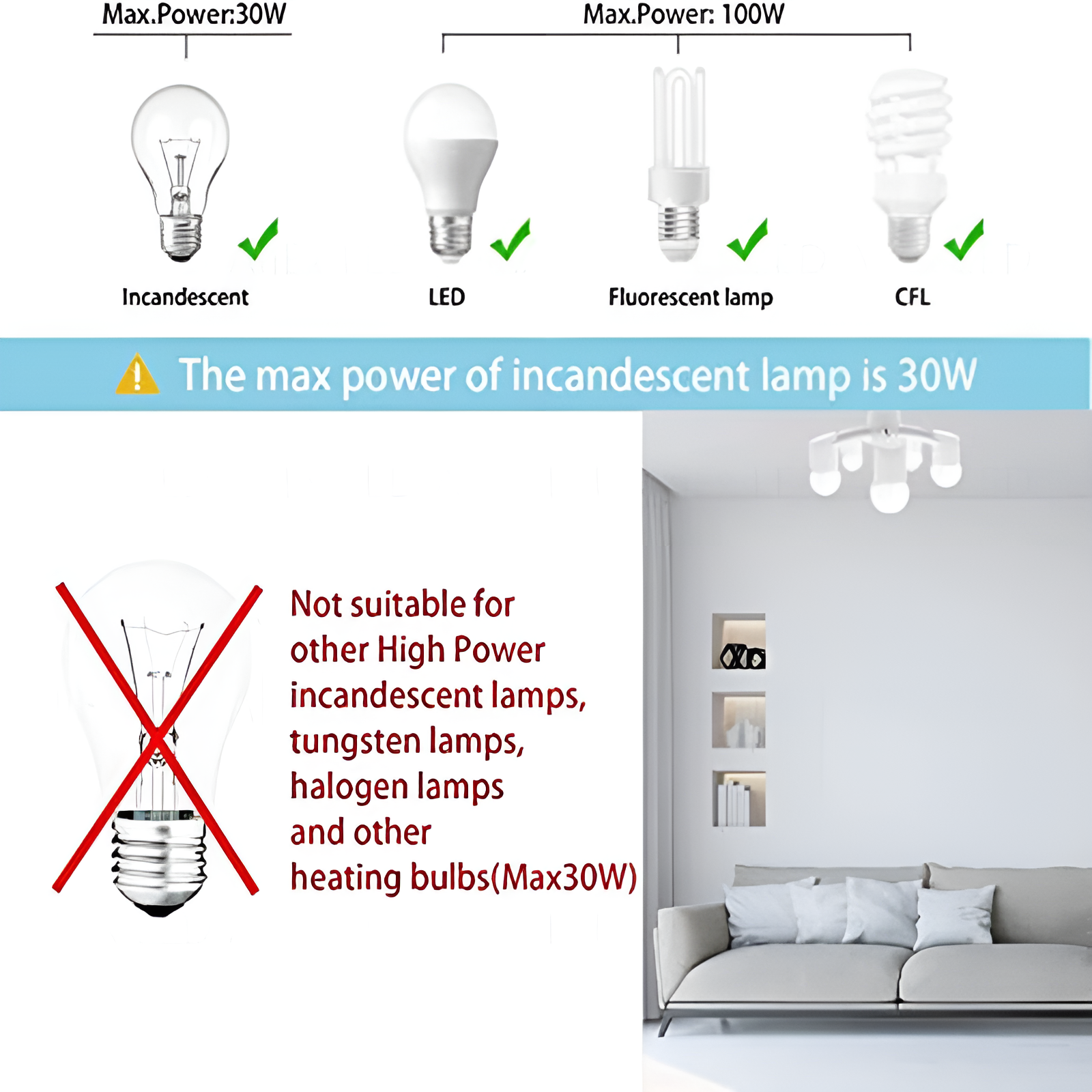 3 in 1/4 in 1/5 in 1/6 in 1 E27 LED Gloeilamp Lamphouder 85-265 V E27 Base Socket Splitter LED Lamp Socket Gloeilamp Adapter Houder