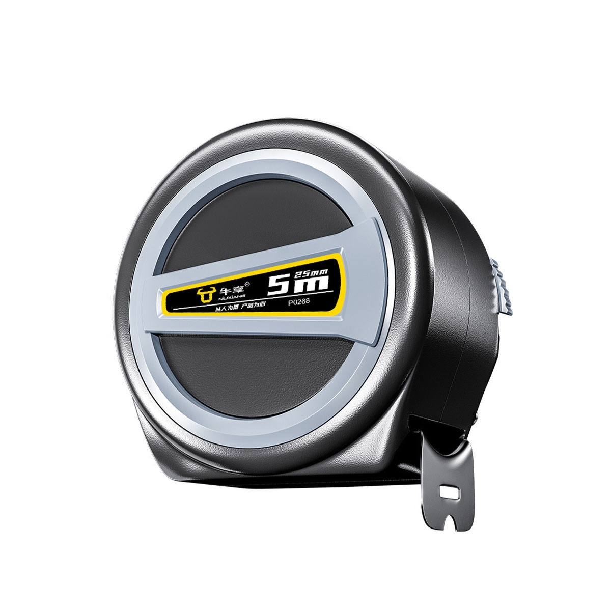 Meetlint 3M, Metrische Schaal, Intrekbaar Meetlint Met Stopknoppen En Magnetische Haak