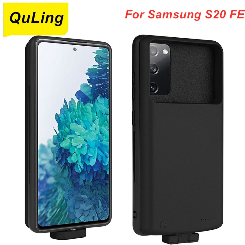 Quling 5000 Mah Voor Samsung Galaxy S20 Fe Batterij Case Batterij Oplader Bank Stroom Case Voor Samsung Galaxy S20 Fe batterij Case