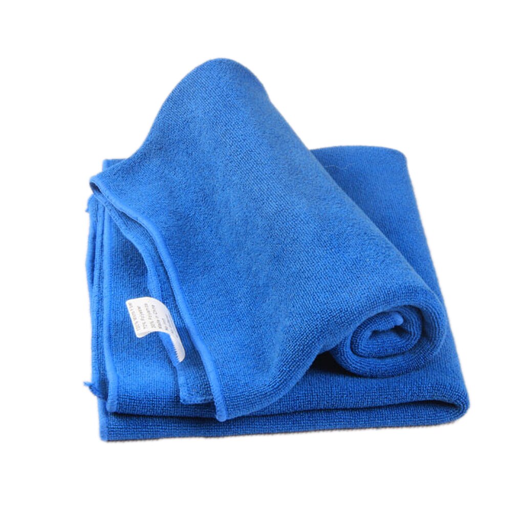 22*22cm microfibre visage cheveux propre voiture polissage sans stries serviette chiffon: 1