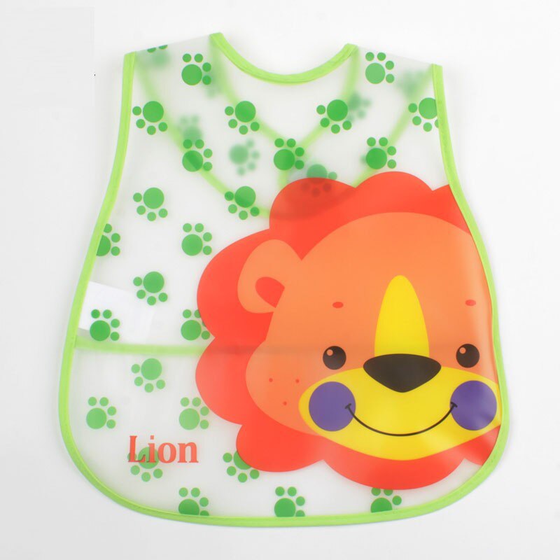 Joli tablier d'alimentation pour bébés | 1 pièce, combinaison imperméable pour bébés nid saliva pour nourrissons enfants alimentation Smock bavette bavette: Lion