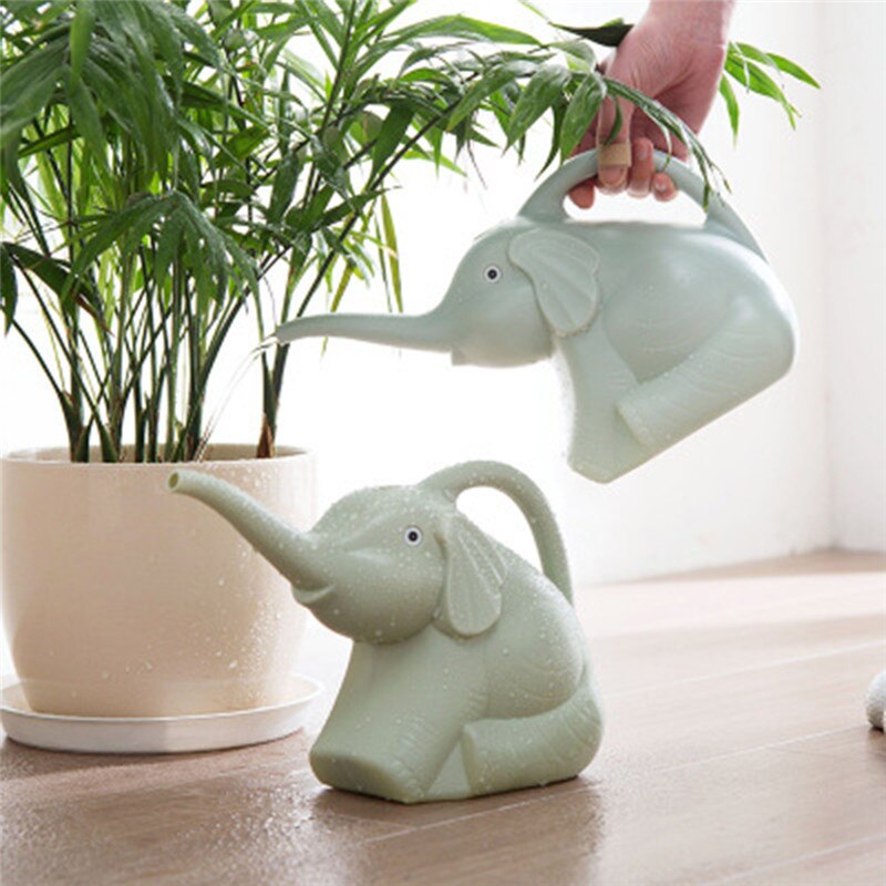 Maceta de riego con forma de elefante creativa, botella de agua de jardinería, flores de jardín doméstico, herramienta de riego de plantas