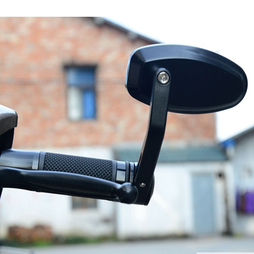 Universal Motorcycle Accessories Bar End Mirror Retro Motorbike Side Rearview Mirrors FOR hornet 600 ktm duke 390 cb600f hornet