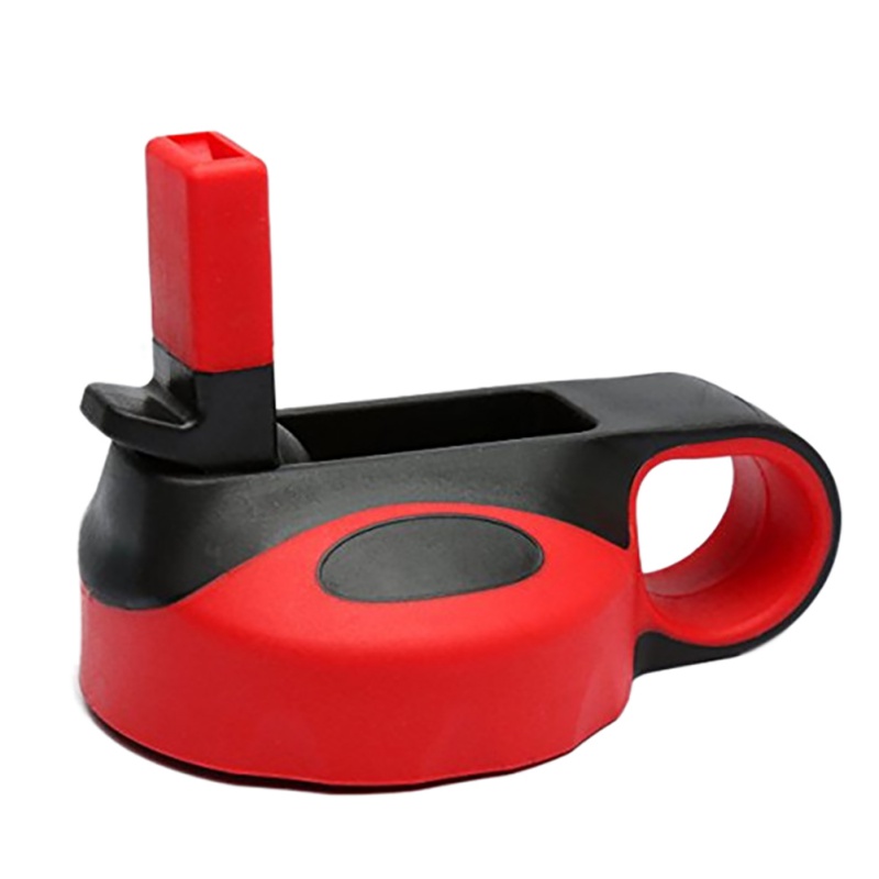 För vattenkolv halm flip lock lock 12 16 18 20 32 40 64oz bred mun vattenflaska: Röd