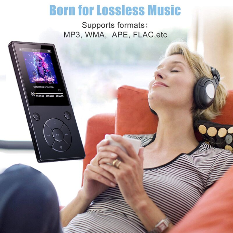Mini reproductor Mp4 16GB grabadora FM Radio AMV/AVI Video Player deporte altavoz Mp4 reproductor de música soporte 128g TF tarjeta auricular