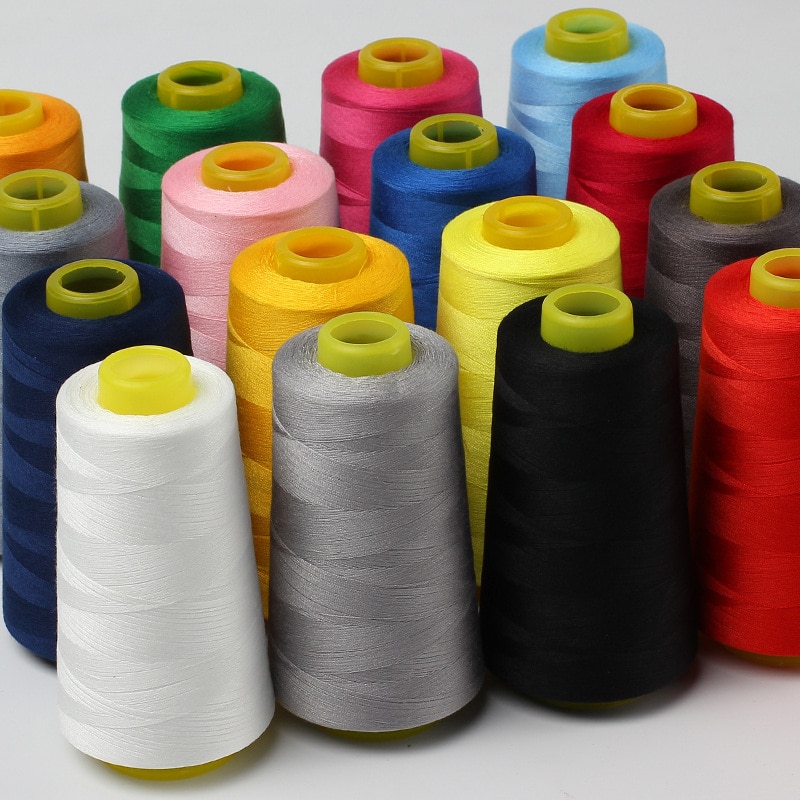 3000Yards 40S/2 100% Polyester Garen Naaigaren Roll Machine Hand Borduren Duurzaam Voor Thuis Naaien Accessoires
