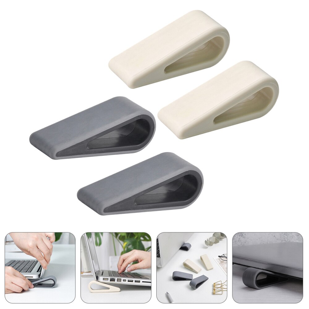 4Pcs Laptop Computer Beugels Desktop Verhooging Ondersteuning Beugel Voor Koeling