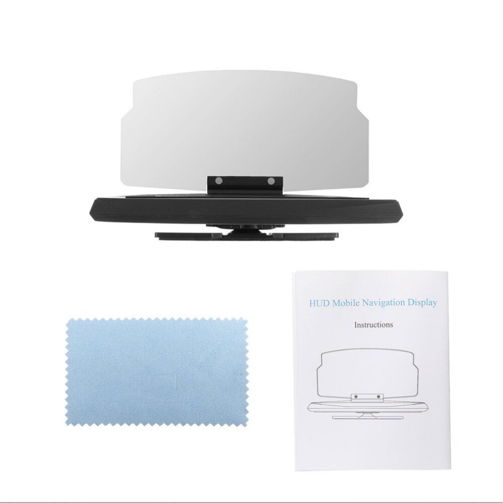 Nouvelle voiture 6.5 pouces HUD écran tête haute affichage voiture sécurité Auto GPS Navigation Mobile support pour téléphone projecteur haute définition réfléchir