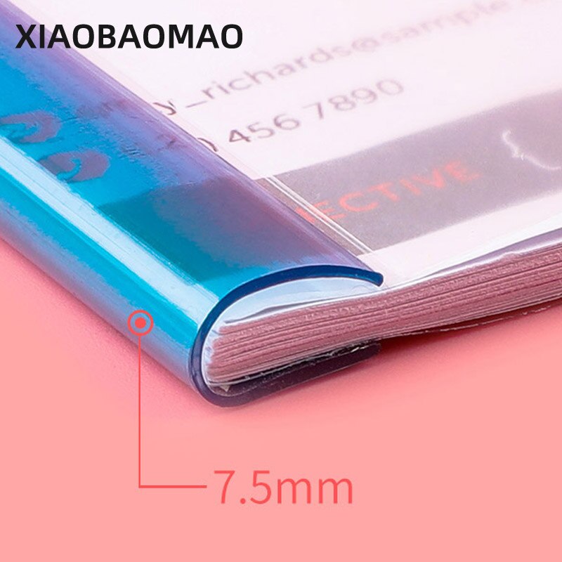 10 Pieces Color Transparent Draw Rod Folder File Report Resume Folder Thickened Draw Rod Folder Plastic Rod Clip