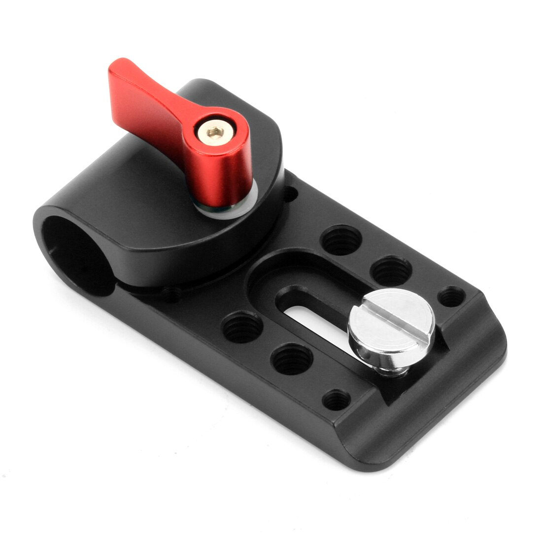 Tube Holder Clamp Mount Adapter for 15mm Rod Rail Follow Focus Rig for DSLR 5D2 GH2 Camera Stabilizer Photography