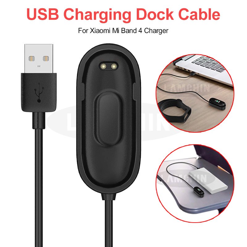 Smart Polsbandje Accessoires Voor mi band 2 3 4 usb DOCK Charger Kabel Vervanging Cord Oplader Adapter Voor Xiao Mi mi band 2 3 4