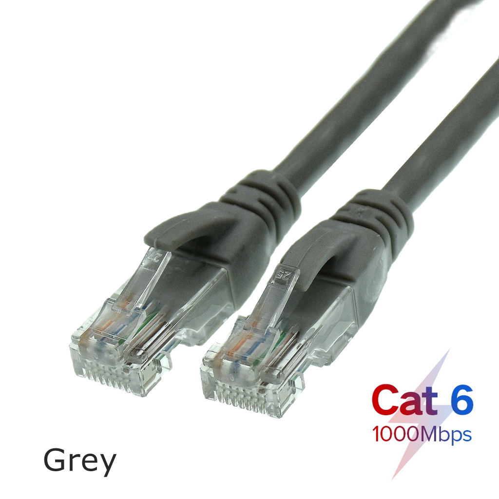Short CAT6 RJ45 CAT 6 CAT6e cat5a UTP Ethernet Network Router Modem Cable Male to Male RJ45 Patch LAN cable Cord 15cm 30cm 1m: GRAY / 50m