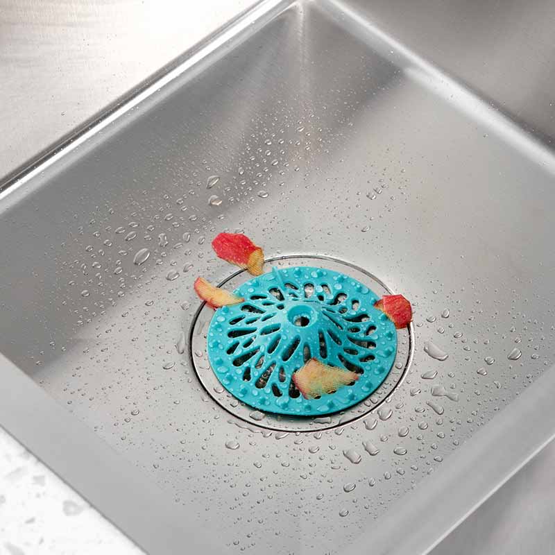 1PC Sink Anti-blocking Floor Drain Cover Shower Drain Strainers Bathtub Stopper Silicone Sink Cover Hair Catchers Bathroom