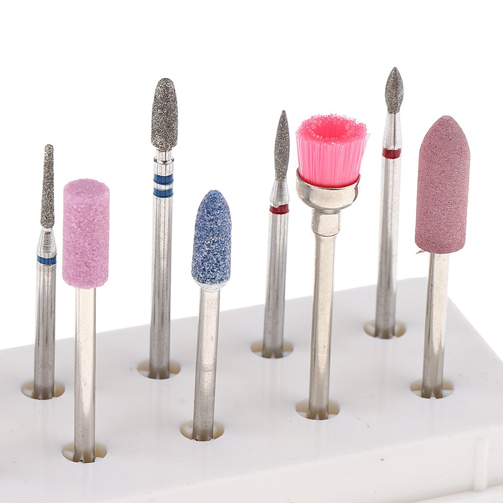 Nagelbohrer-Halter Mit Strass – Für 25 Bits, Aluminium, Kompakt & Stylisch