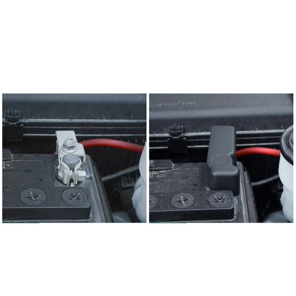 Couverture de Protection de batterie de voiture bouchon de bâche de voiture de Protection négative de batterie d'abs pour Toyota Land Cruiser 200 FJ 200