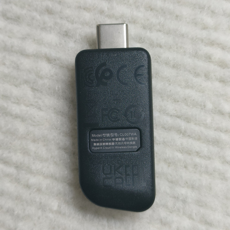 Usb-donglemottaker  cl007wa for trådløse hyperx cloud iii-spillhodetelefoner